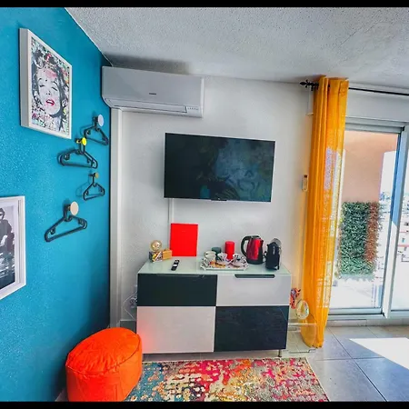 Centre Port,vue Panoramique,clim,balcon,wifi * Agde