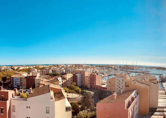 Apartamento Centre Port,vue Panoramique,clim,balcon,wifi Agde