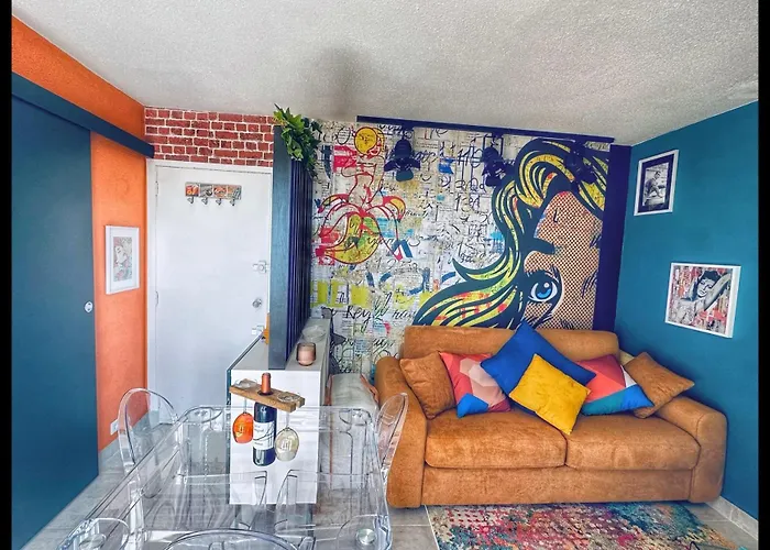 アパート Centre Port,vue Panoramique,clim,balcon,wifi アグド