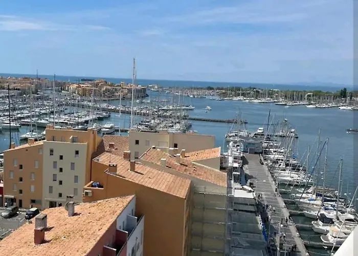 アパート Centre Port,vue Panoramique,clim,balcon,wifi